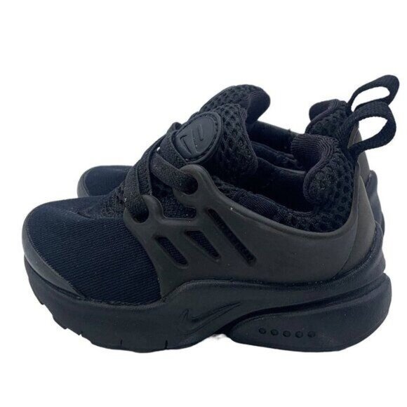 Nike Little Presto Size 4C Triple Black Toddler Shoes Sneakers. #15 - Picture 1 of 8